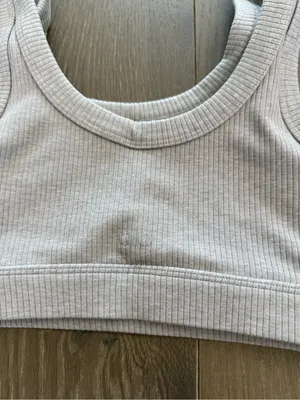 Alo Wellness Bra Heather Gray Size M thumbnail 2
