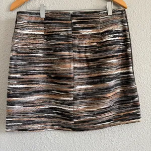 Sabine Textured Mini Skirt with Sequins Size‎ Large NWT thumbnail 2