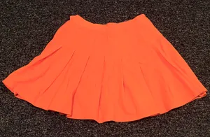 Urban Outfitters Coral XS Pleated Skirt thumbnail 4