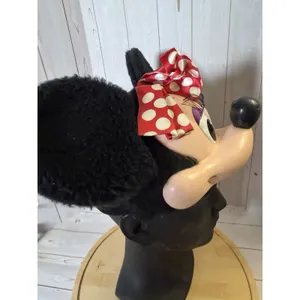 Vintage Disney Character Fashions Minnie Mouse Adult 3D Plastic Snapback Hat thumbnail 7