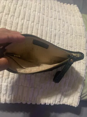 kate spade Black Pebbled Leather Wristlet Clutch thumbnail 5
