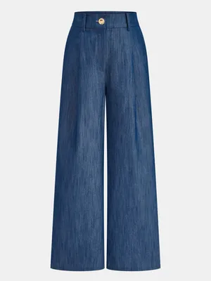 Commense Cross-Tie Crop Top & Wide-Leg Pants Set – Size Small (US 4) NWT thumbnail 3