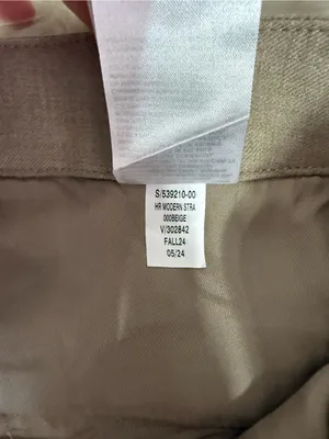 Banana Republic High-Rise Modern Straight Wool Pants Size 8 Khaki thumbnail 6