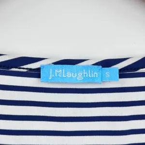 J McLaughlin Dress Women's‎ Maxi Casual Travel Striped Stretch Blue White Small thumbnail 8