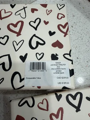 Kate Spade Staci Scribble Hearts Small Wallet Card Case Set W/Box KA629 New thumbnail 9