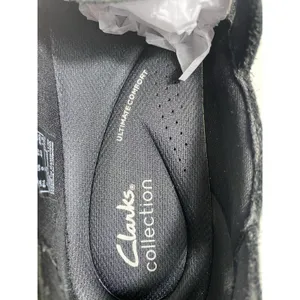 Women’s Clarks Haley Stork Black Comfort Flats Size 9 N Barely Worn thumbnail 10