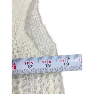 VTG Women’s Ivory Knit Open Front Sweater Vest Textured Lightweight Gradmacore S thumbnail 10