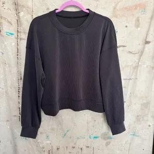 Lululemon Ribbed Softstreme Perfectly Oversized Cropped Crew thumbnail 2