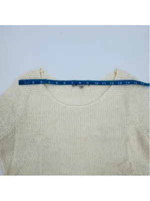 Gap Alpaca Blend Sweater Ivory Beige Size M thumbnail 10