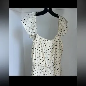 Amuse society polka dot dress size L‎ thumbnail 3