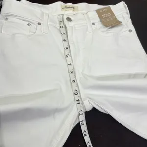 NWT Madewell Mid-Rise Kick Out Crop White Jeans Size 25‎ Denim Pants thumbnail 12