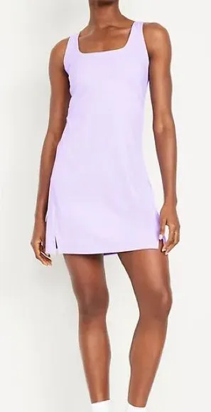 Old Navy Powersoft Active Athleisure Dress with shorts lilac‎ purple size XS thumbnail 1