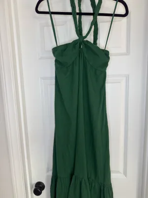 Aerie Maxi Dress Green thumbnail 3