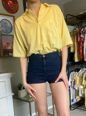 Polo Vintage Yellow Cropped thumbnail 4