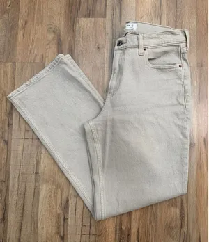 Abercrombie & Fitch The Baggy Low Rise Beige Jeans Women's 27/4R‎ thumbnail 1