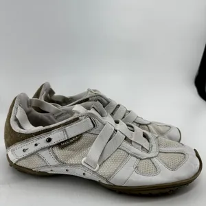 Vintage Diesel Moslette Sneakers Y2K Athletic Adjustable Strap Leather White 8.5 thumbnail 3
