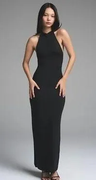 New Skims Cloud Maxi Dress onyx Small thumbnail 1