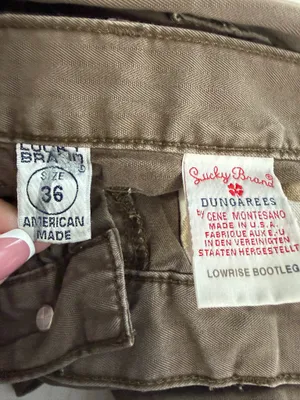Lucky Brand Dungarees Low-rise Men's Chino Pants in Brown thumbnail 6