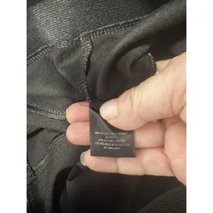 Ann Taylor Mid Rise Gray Fleece Like Trousers Pants Sz M thumbnail 10