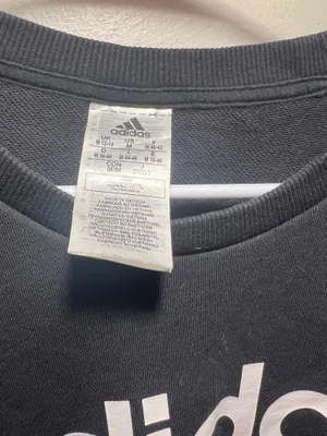 Adidas Black Crewneck Sweatshirt thumbnail 2