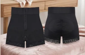 TikTok NWOT Black High Waist Hook & Loop FIRM Shapewear Shorts Lace Trim Plus 3X thumbnail 1
