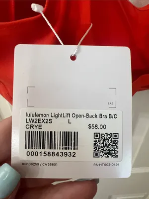 Lululemon Light Lift Open-Back Bra B/C thumbnail 7