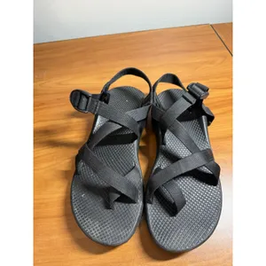 Chacos Z/Cloud Wmns Banded Sandals Size W 10 Solid Black Nylon Straps Adjustable thumbnail 2