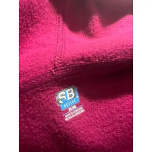 SB Active Womens XL Magenta Pink Full Zip Fleece Hoodie Sweatshirt Pockets thumbnail 4