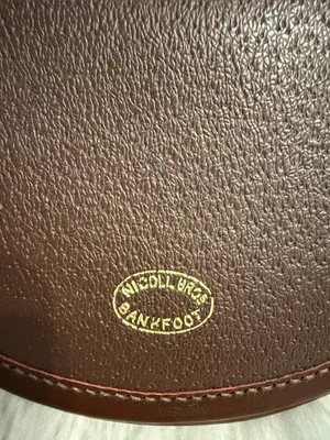 Nicoll Bros Bankfoot. Women's Brown Tassel Crossbody Bag 100% real leather thumbnail 7