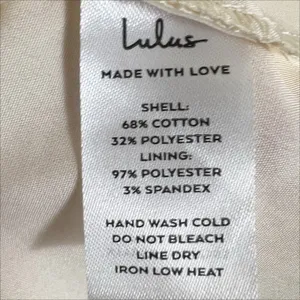 NWT Lulus So Sweet To Me Cream Floral Puff Sleeve Mini Dress Size XL thumbnail 8