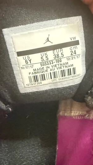 Nike Air Jordan Flight Club 91 Girls Sneakers Shoes Size 6Y thumbnail 8