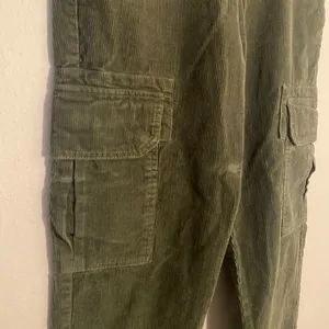 Green Corduroy Cargo Pants thumbnail 2