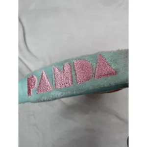 Disney Headband Womens One Size Multicolor Panda Power Turning Red Plush Ears thumbnail 3