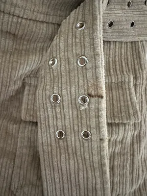 Isabelle’s Cabinet Tan Corduroy Skirt thumbnail 8