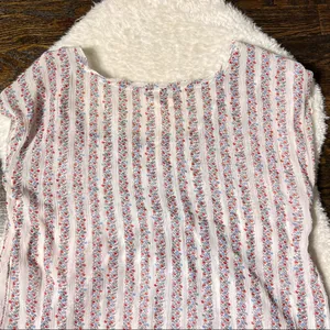 Aerie Floral Stripe Cap Sleeve Top thumbnail 9