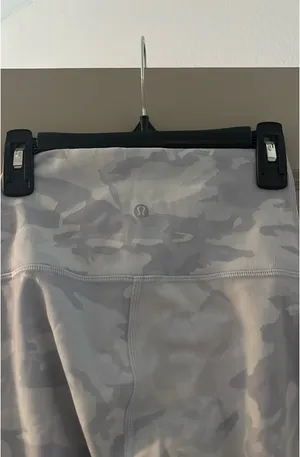 White Camo Lululemon Leggings 28" thumbnail 2