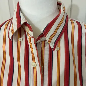 Abercrombie & Fitch Striped Cotton Long Sleeve Button-Up Shirt Size S Men’s thumbnail 8