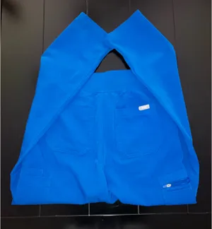 FIGS High Waisted Yola Scrub Pants XS (Royal Blue) thumbnail 3