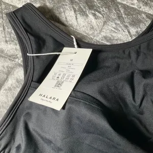 Halara Women's Black Athletic Tank Top Crisscross Design Medium Polyester & Span thumbnail 6