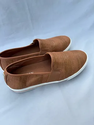 Ralph Lauren Slip On Shoes Jinny 9B Women Camel thumbnail 6
