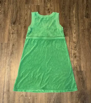 Juicy Couture Vintage Y2K Green Terry Cloth Dress - Small thumbnail 5