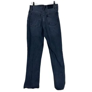 Abercrombie & Fitch Curve Love 90s Straight Ultra High Rise Jeans Black Size 25 thumbnail 5