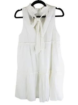 NWOT Tuckernuck Pomander Place White Gauze Cotton Morgan Swing Dress Size XS thumbnail 6