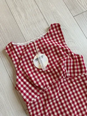 Gingham mini dress thumbnail 5