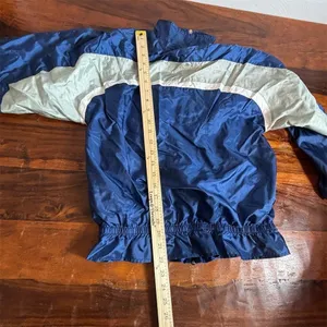 Starter Vintage Dallas Cowboys Touchdown Club Windbreaker Jacket Girls XL Blue‎ thumbnail 11