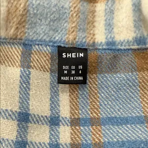 Blue and Tan Plaid Utility Jacket thumbnail 5
