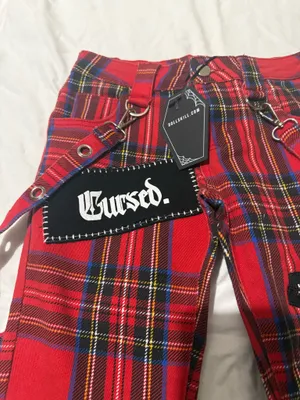 Dolls Kill The Grave Girls Plaid Aurora Pants thumbnail 4