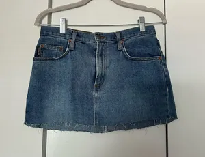 denim mini skirt Blue Size 27 thumbnail 1
