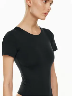 Aritzia Babaton Contour Crew Shortsleeve Bodysuit Black XL thumbnail 3