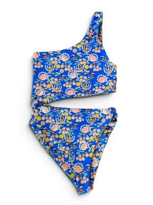 Skatie Humboldt Nicole Boho Hippie One Piece Swimsuit Size Medium thumbnail 4